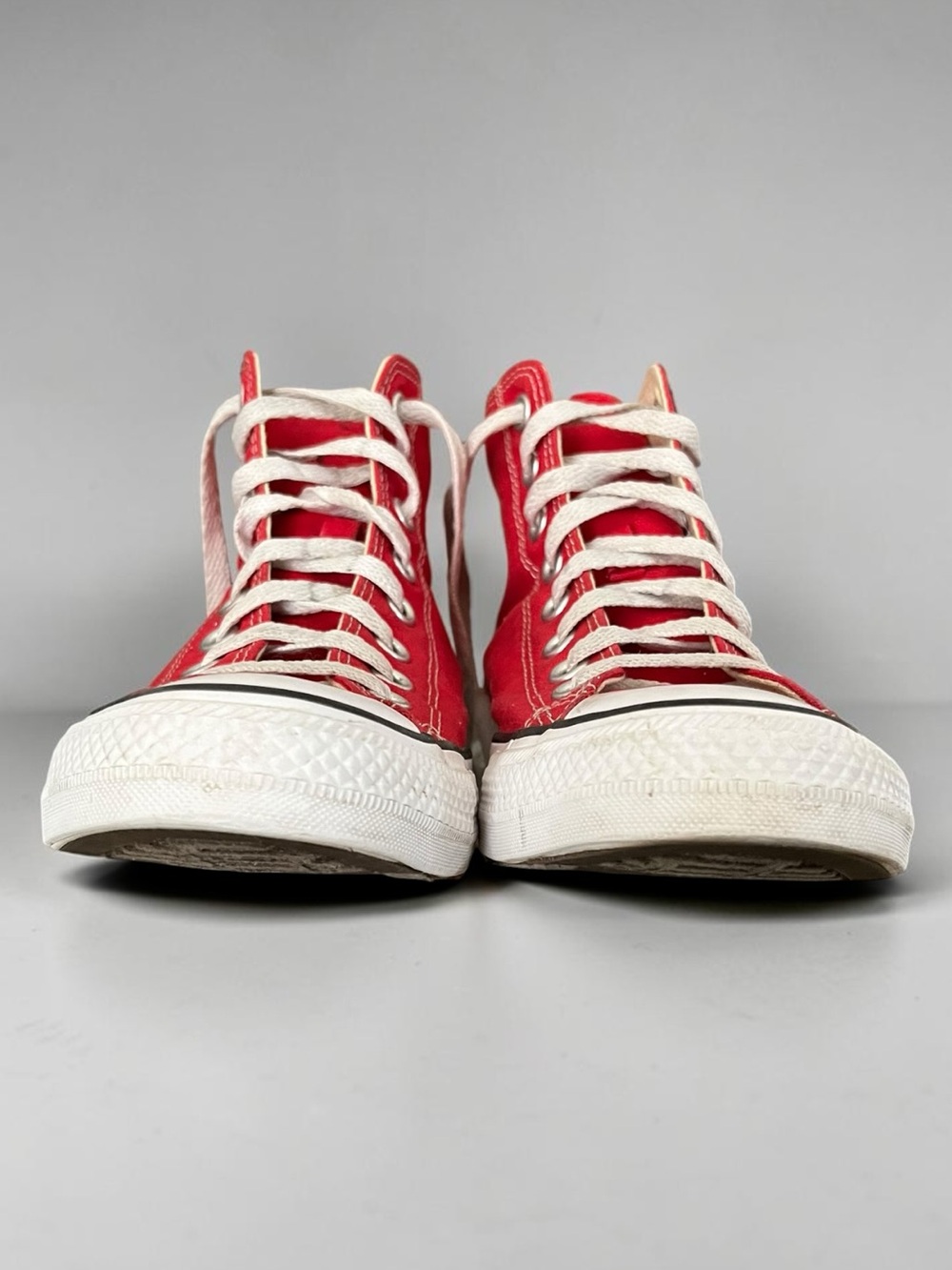 Converse Chuck Taylor All Star Red High Top Sneakers Size 8.5 - Picture 9 of 12
